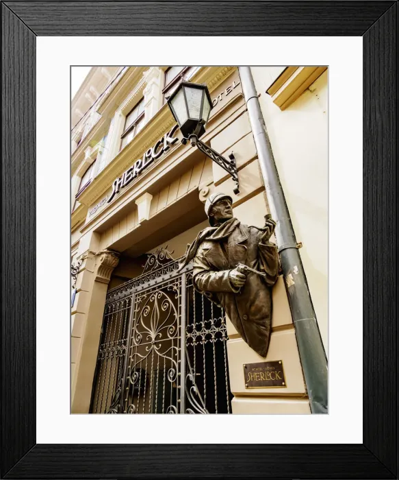 Framed Print : Sherlock Art Hotel, Old Town, Riga, Latvia Framed Print : Sherlock Art Hotel, Old Town, Riga, Latvia