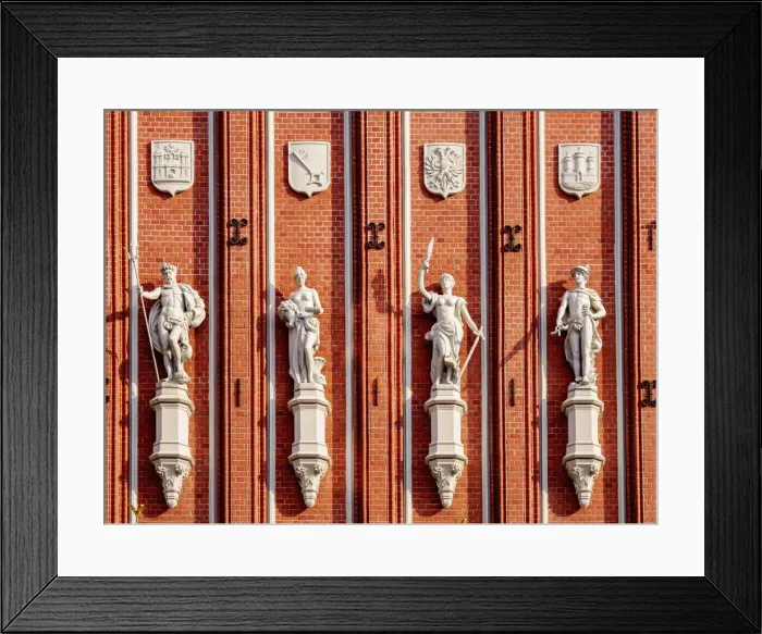 Framed Print : House of the Black Heads, detailed view, Town Hall Square, Riga, Latvia Framed Print : House of the Black Heads, detailed view, Town Hall Square, Riga, Latvia