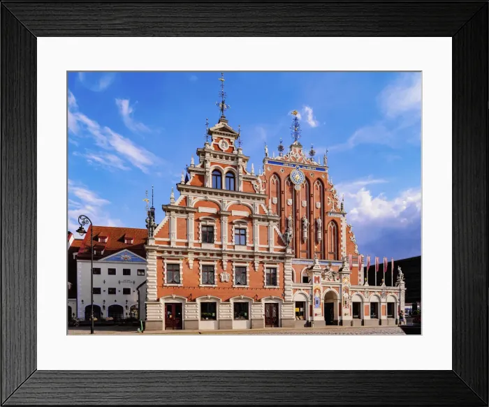 Framed Print : House of the Black Heads, Town Hall Square, Riga, Latvia Framed Print : House of the Black Heads, Town Hall Square, Riga, Latvia