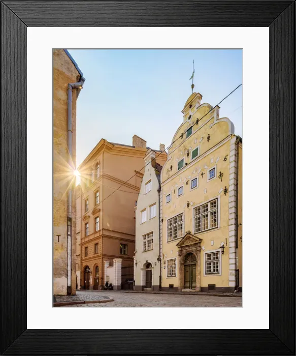 Framed Print : Three Brothers, Old Town, Riga, Latvia Framed Print : Three Brothers, Old Town, Riga, Latvia