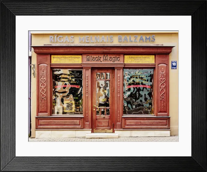Framed Print : Black Magic Chocolate House, Old Town, Riga, Latvia Framed Print : Black Magic Chocolate House, Old Town, Riga, Latvia