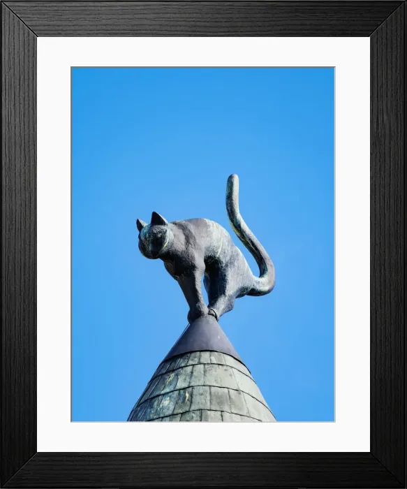 Framed Print : Cat House, detailed view, Livu Square, Old Town, Riga, Latvia Framed Print : Cat House, detailed view, Livu Square, Old Town, Riga, Latvia