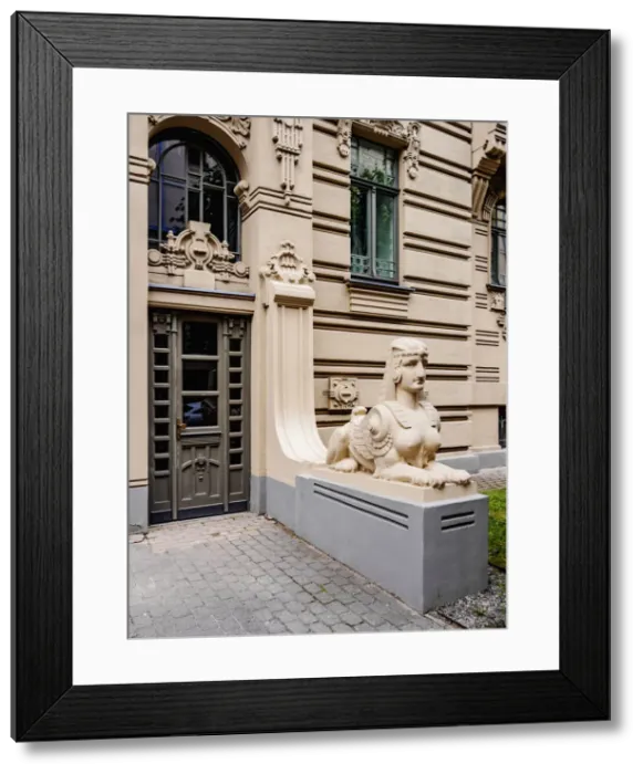 Framed Print : Art Nouveau Architecture, 2 Albert Street, Riga, Latvia Framed Print : Art Nouveau Architecture, 2 Albert Street, Riga, Latvia