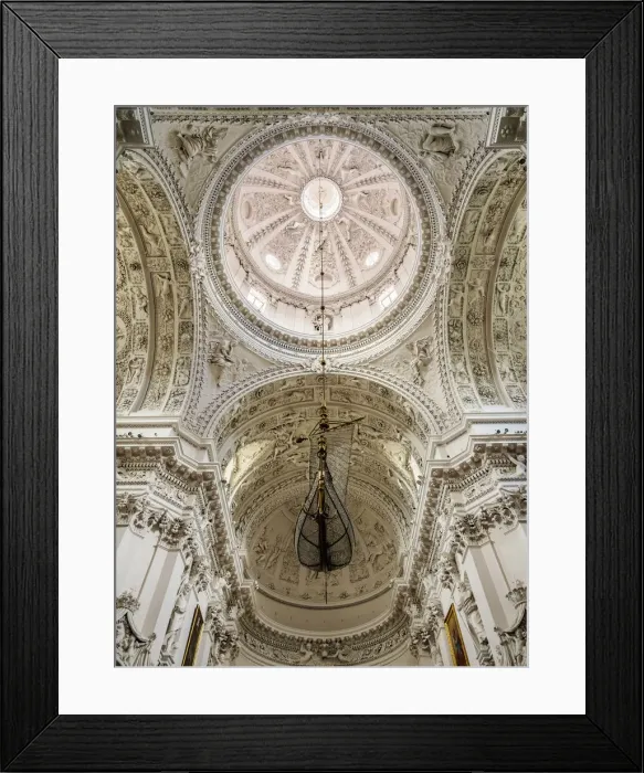 Framed Print : Church of St. Peter and St. Paul, interior, Vilnius, Lithuania