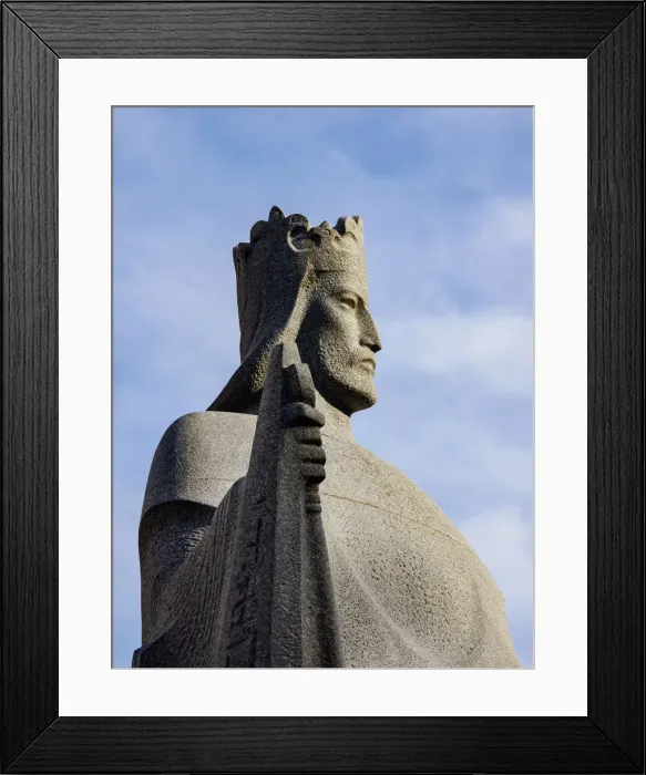 Framed Print : Monument to King Mindaugas, detailed view, Vilnius, Lithuania Framed Print : Monument to King Mindaugas, detailed view, Vilnius, Lithuania