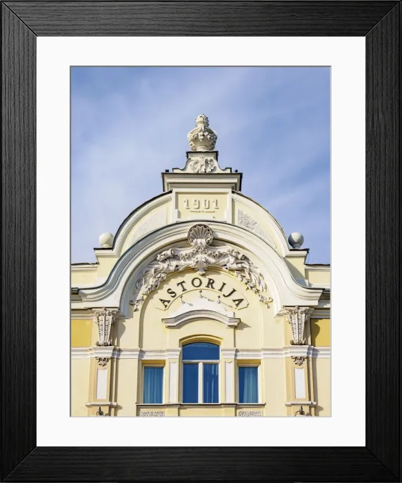 Framed Print : Radisson Blu Royal Astorija Hotel, detailed view, Vilnius, Lithuania Framed Print : Radisson Blu Royal Astorija Hotel, detailed view, Vilnius, Lithuania