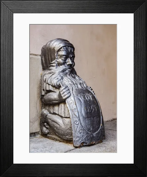 Framed Print : Dwarf Figure, Old Town, Vilnius, Lithuania Framed Print : Dwarf Figure, Old Town, Vilnius, Lithuania