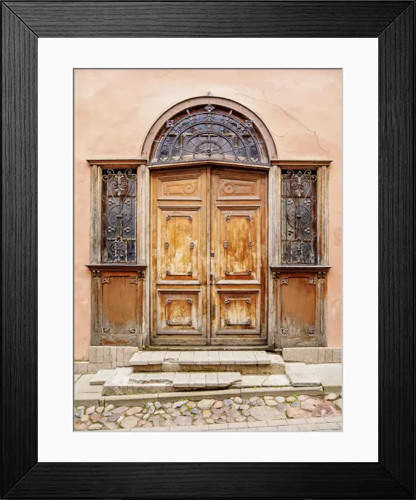 Framed Print : Decorative Door at St. Kazimiero Street, Old Town, Vilnius, Lithuania Framed Print : Decorative Door at St. Kazimiero Street, Old Town, Vilnius, Lithuania