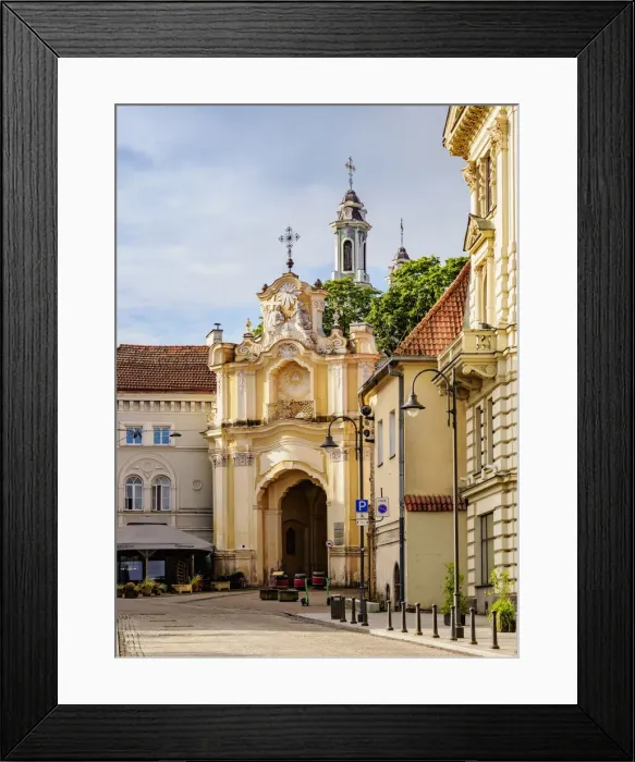 Framed Print : Basilian Gate to Monastery of the Holy Trinity, Old Town, Vilnius, Lithuania Framed Print : Basilian Gate to Monastery of the Holy Trinity, Old Town, Vilnius, Lithuania
