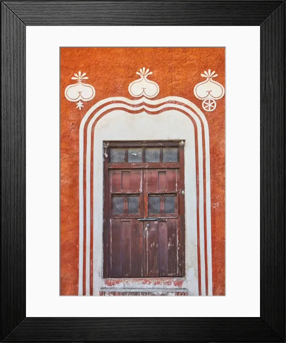 Framed Print : The door of a colonial house in Valladolid, Yucatan, Mexico Framed Print : The door of a colonial house in Valladolid, Yucatan, Mexico