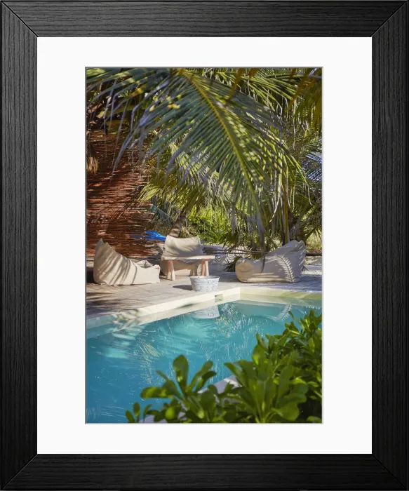 Framed Print : The swimming pool of the Almaplena Beach Resort in Mahahual, Quintana Roo, Yucatan, Mexico Framed Print : The swimming pool of the Almaplena Beach Resort in Mahahual, Quintana Roo, Yucatan, Mexico