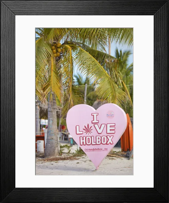Framed Print : A heart saying I love Holbox'at the beach, Holbox, Quintana Roo, Yucatan, Mexico Framed Print : A heart saying I love Holbox'at the beach, Holbox, Quintana Roo, Yucatan, Mexico