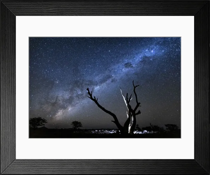 Framed Print : Night Sky with stars, Skeleton Coast National Park, Namibia Framed Print : Night Sky with stars, Skeleton Coast National Park, Namibia