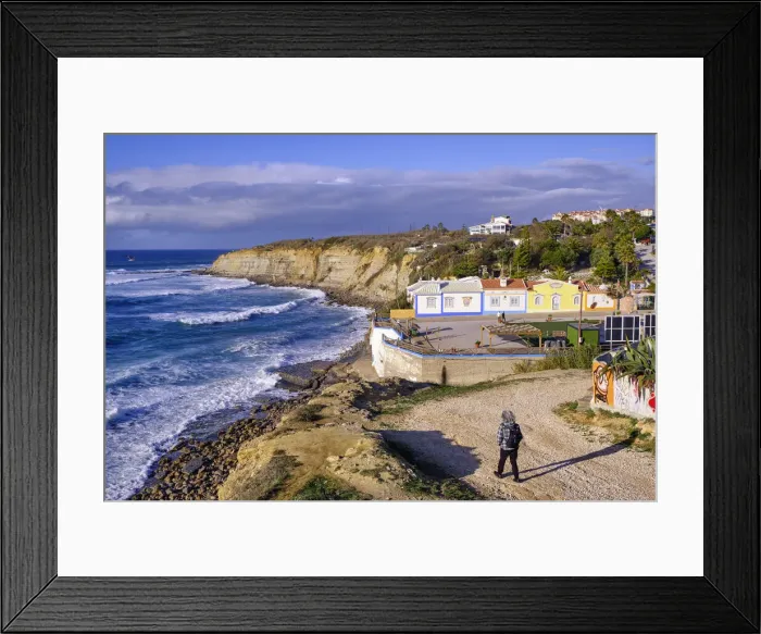 Framed Print : Ericeira and the Atlantic Ocean, Portugal (MR) Framed Print : Ericeira and the Atlantic Ocean, Portugal (MR)