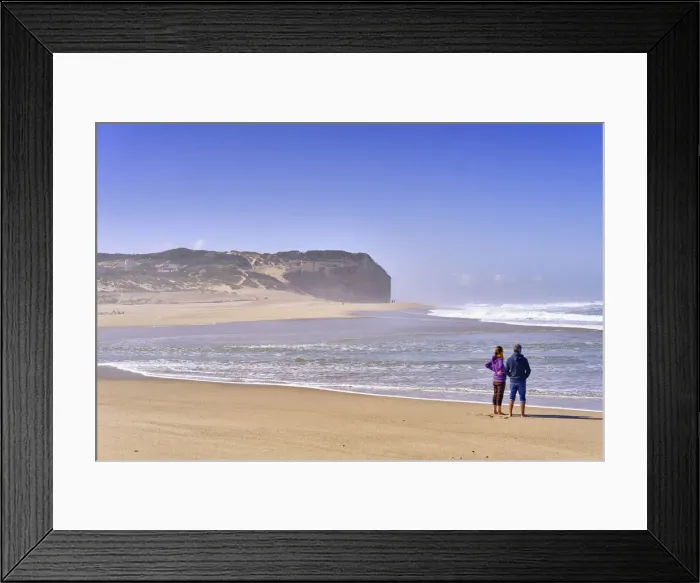 Framed Print : Foz do Arelho beach and Bom Sucesso beach. Caldas da Rainha, Portugal Framed Print : Foz do Arelho beach and Bom Sucesso beach. Caldas da Rainha, Portugal