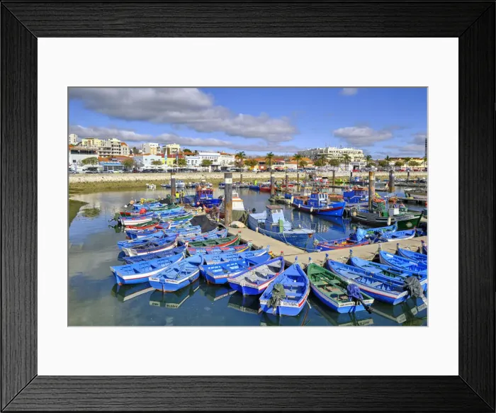 Framed Print : Traditional fishing boats. Setubal, Portugal Framed Print : Traditional fishing boats. Setubal, Portugal