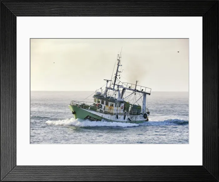 Framed Print : Fishing boat returning from the daily work. Nazare, Portugal Framed Print : Fishing boat returning from the daily work. Nazare, Portugal