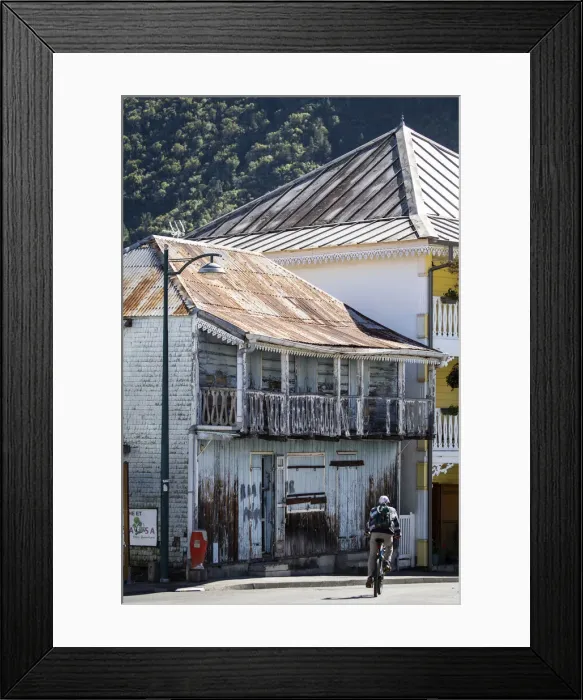 Framed Print : France, Reunion Island, Cilaos, Street in the center of Cilaos Framed Print : France, Reunion Island, Cilaos, Street in the center of Cilaos