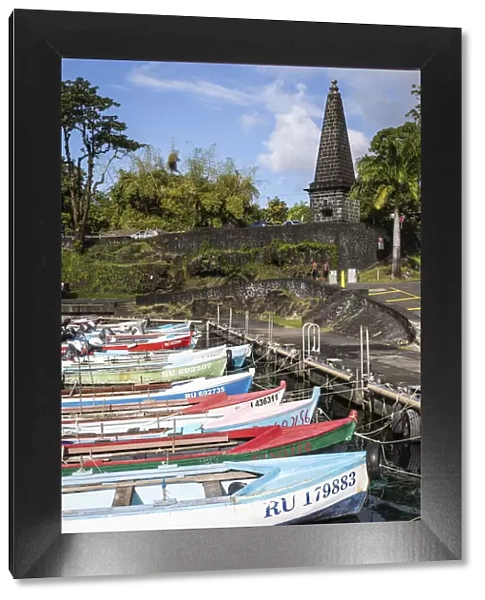 France, Reunion Island, Sainte-Rose, Boats at Sainte-Roses port