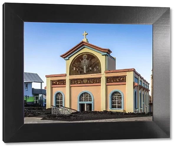 France, Reunion Island, Sainte-Rose, Notre-Dame-des-Laves church