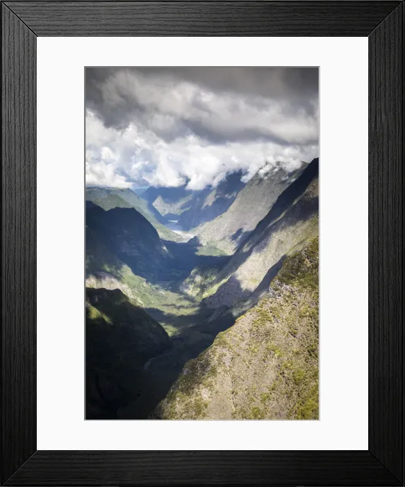 Framed Print : France, Reunion Island, La Plaine des Cafres, View from the Point de Vue apres Nez de Boeuf view point Framed Print : France, Reunion Island, La Plaine des Cafres, View from the Point de Vue apres Nez de Boeuf view point