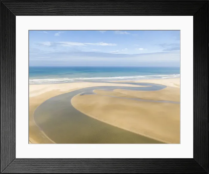 Framed Print : Aerial view of dunes, Colchester, Eastern Cape, South Africa Framed Print : Aerial view of dunes, Colchester, Eastern Cape, South Africa