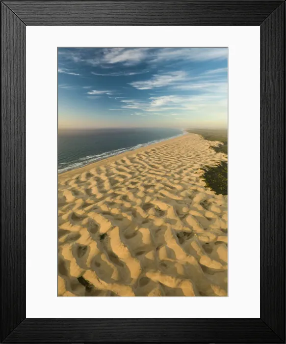 Framed Print : Aerial view of Sand Dunes, Addo Elephant National Park, Eastern Cape, South Africa Framed Print : Aerial view of Sand Dunes, Addo Elephant National Park, Eastern Cape, South Africa