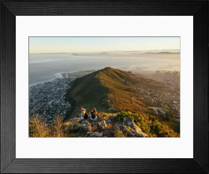 Framed Print : Dawn from Summit of Lions Head Viewpoint, Cape Town, Western Cape, South Africa Framed Print : Dawn from Summit of Lions Head Viewpoint, Cape Town, Western Cape, South Africa
