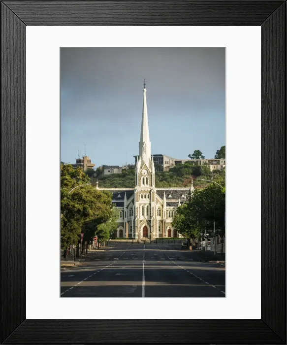 Framed Print : Exterior of Dutch Reformed Church, Graaff-Reinet, Eastern Cape, South Africa Framed Print : Exterior of Dutch Reformed Church, Graaff-Reinet, Eastern Cape, South Africa