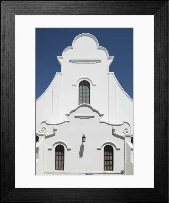 Framed Print : Cape Dutch Architecture, Worcester, Western Cape, South Africa Framed Print : Cape Dutch Architecture, Worcester, Western Cape, South Africa