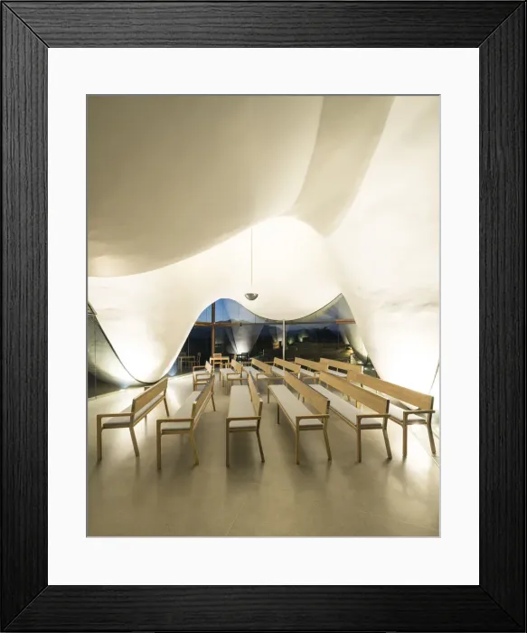 Framed Print : Exterior of Bosjes Chapel, Worcester, Western Cape, South Africa Framed Print : Exterior of Bosjes Chapel, Worcester, Western Cape, South Africa