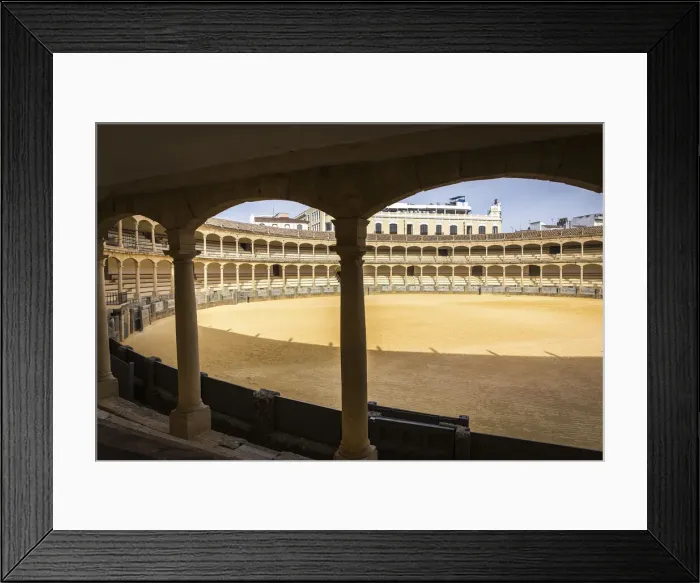 Framed Print : Spain, Anadalusia, Malaga, Ronda, The bullring Framed Print : Spain, Anadalusia, Malaga, Ronda, The bullring