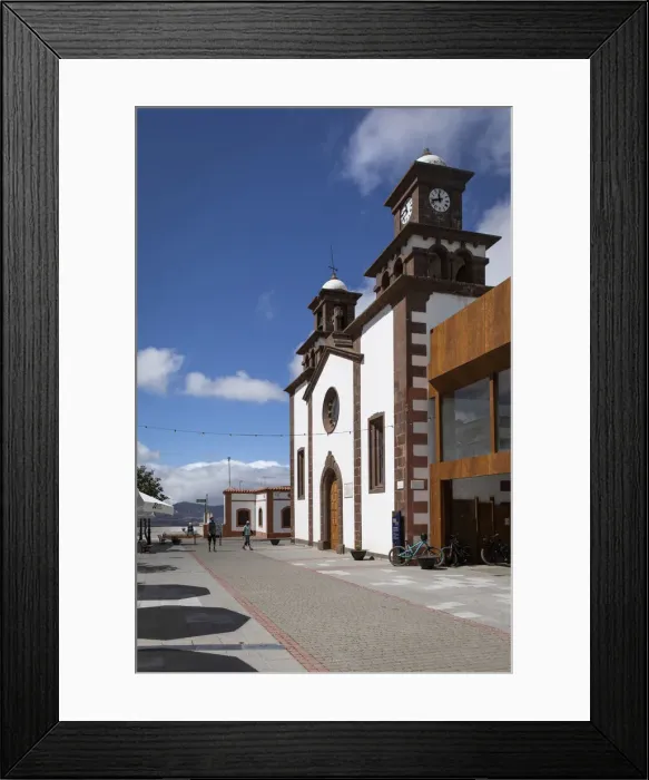 Framed Print : Spain, Canary Islands, Gran Canaria, Artenara, The San Matias church Framed Print : Spain, Canary Islands, Gran Canaria, Artenara, The San Matias church