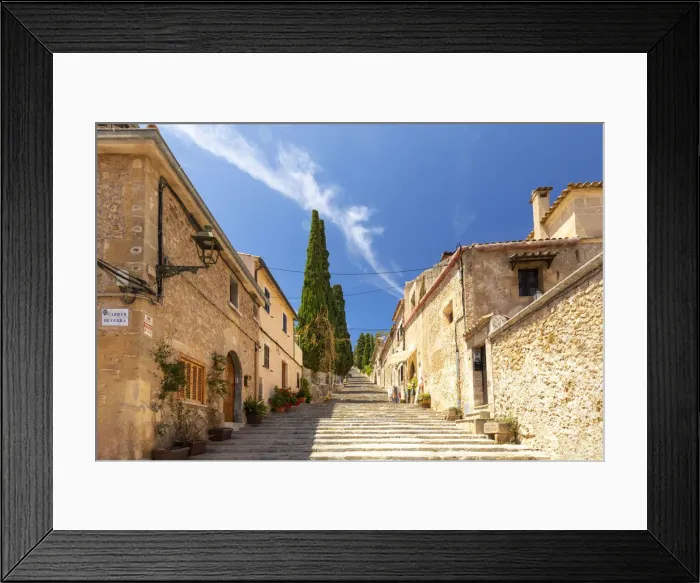 Framed Print : Calvario, Pollenca, Majorca, Balearic Islands, Spain Framed Print : Calvario, Pollenca, Majorca, Balearic Islands, Spain