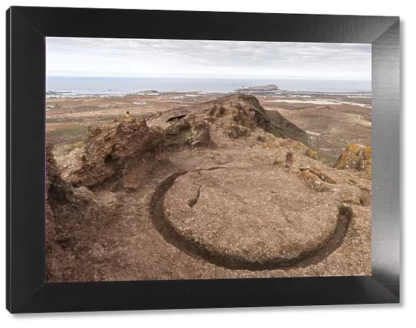 Spain, Canary Islands, Gran Canaria, Telde, Almogaren in the Cuatro Puertas archeological site
