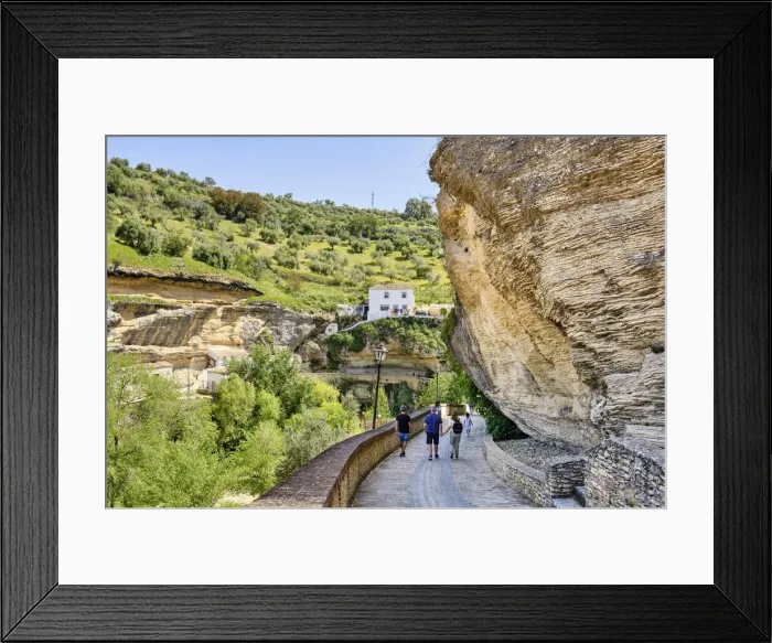 Framed Print : Setenil de las Bodegas, Andalucia. Spain Framed Print : Setenil de las Bodegas, Andalucia. Spain
