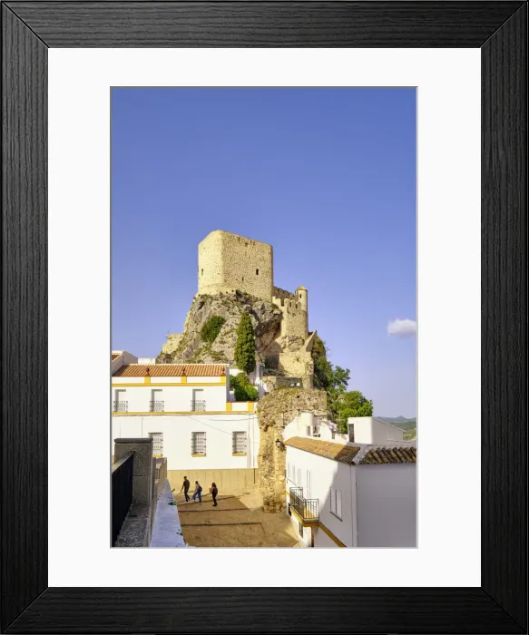 Framed Print : The medieval 12th century castle of Olvera, Andalucia. Spain Framed Print : The medieval 12th century castle of Olvera, Andalucia. Spain