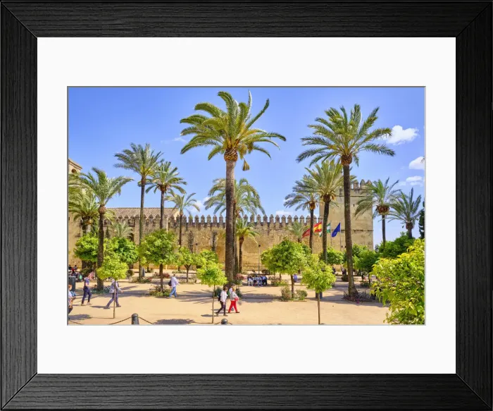 Framed Print : Alcazar de los Reyes Cristianos (Alcazar of the Christian Kings), Cordoba. Andalucia, Spain Framed Print : Alcazar de los Reyes Cristianos (Alcazar of the Christian Kings), Cordoba. Andalucia, Spain
