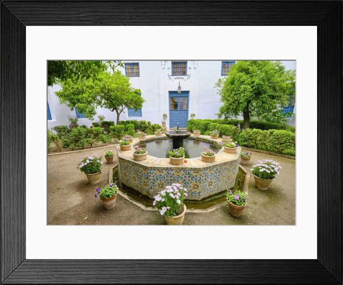 Framed Print : Patio del Archivo, Palacio de Viana, a 14th century palace. Cordoba, Andalucia, Spain Framed Print : Patio del Archivo, Palacio de Viana, a 14th century palace. Cordoba, Andalucia, Spain