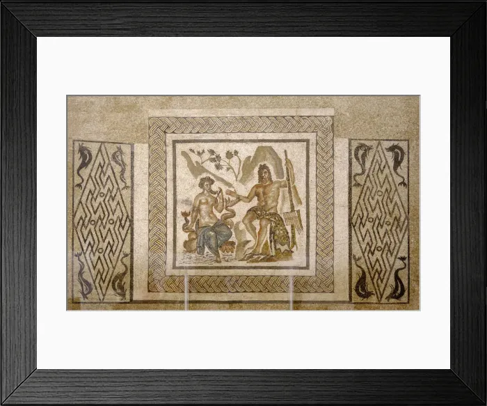 Framed Print : Polifemo and Galatea, a roman mosaic dating back to the 2nd century A. D. found in the subsoil of Plaza de la Corredera in 1959. Alcazar de los Reyes Cristianos (Alcazar of the Christian Kings), Cordoba. Andalucia, Spain Framed Print : Polifemo and Galatea, a roman mosaic dating back to the 2nd century A. D. found in the subsoil of Plaza de la Corredera in 1959. Alcazar de los Reyes Cristianos (Alcazar of the Christian Kings), Cordoba. Andalucia, Spain