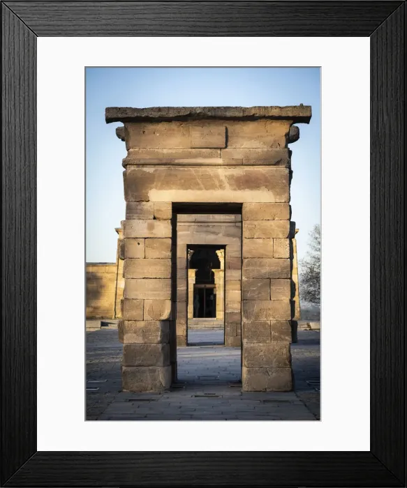 Framed Print : Spain, Madrid, Debod Temple Framed Print : Spain, Madrid, Debod Temple