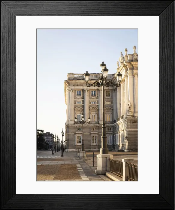 Framed Print : Spain, Madrid, Royal Palace, The eastern facade of the Royal Palace Framed Print : Spain, Madrid, Royal Palace, The eastern facade of the Royal Palace
