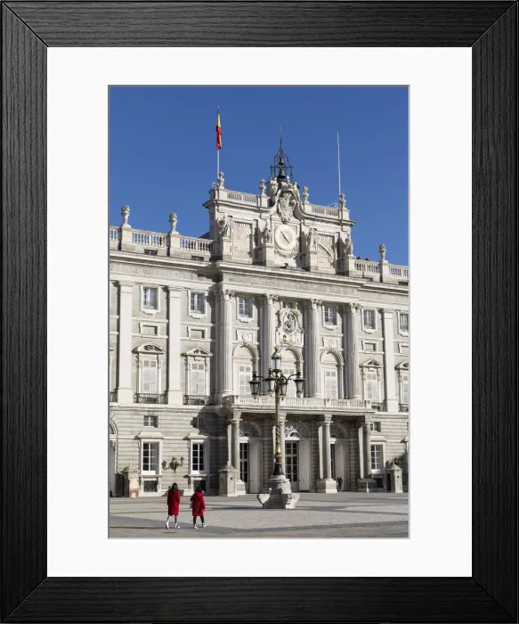Framed Print : Spain, Madrid, Royal Palace, The front facade of the Royal Palace Framed Print : Spain, Madrid, Royal Palace, The front facade of the Royal Palace