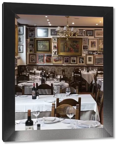 Spain, Madrid, Casa Ciriaco, The main dining room