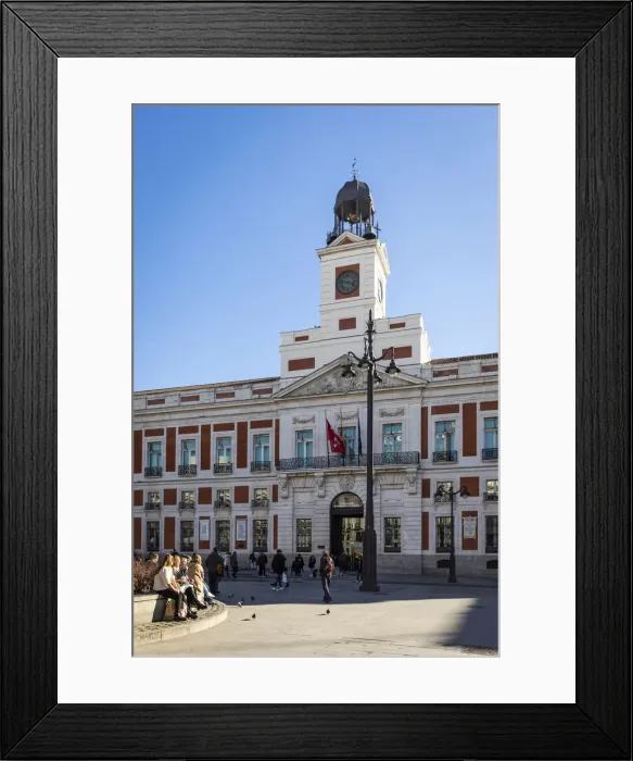 Framed Print : Spain, Madrid, Puerta del Sol Framed Print : Spain, Madrid, Puerta del Sol