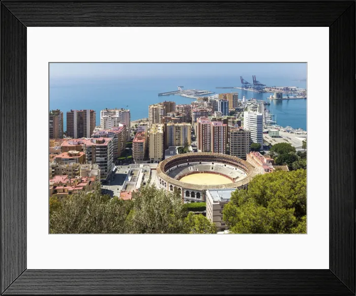 Framed Print : Spain, Andalusia, Malaga, Malagueta, The Plaza de Toros Framed Print : Spain, Andalusia, Malaga, Malagueta, The Plaza de Toros