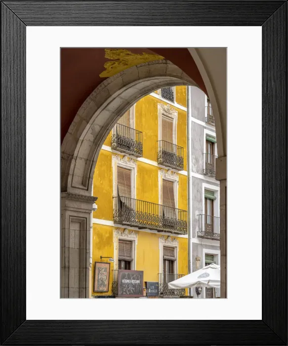Framed Print : Plaza Mayor, Cuenca, Castilla-La Mancha, Spain