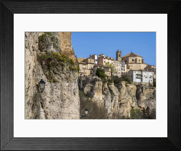 Framed Print : Old town skyline, Cuenca, Castilla-La Mancha, Spain Framed Print : Old town skyline, Cuenca, Castilla-La Mancha, Spain