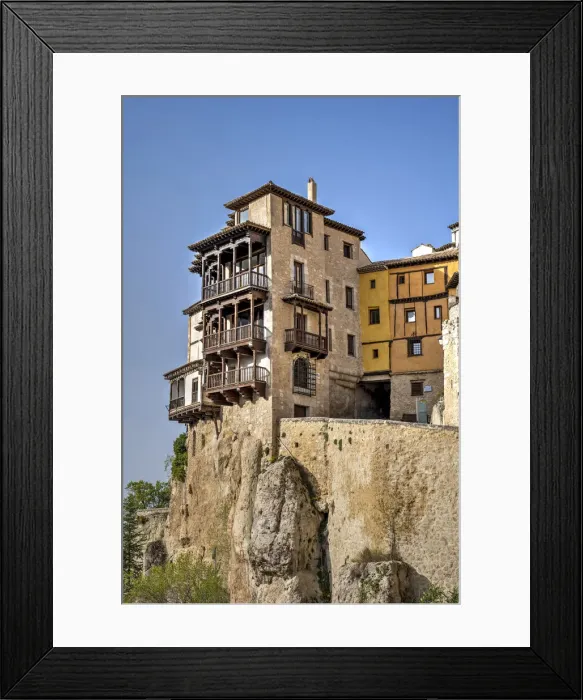 Framed Print : Hanging houses (casas colgadas), Cuenca, Castilla-La Mancha, Spain Framed Print : Hanging houses (casas colgadas), Cuenca, Castilla-La Mancha, Spain