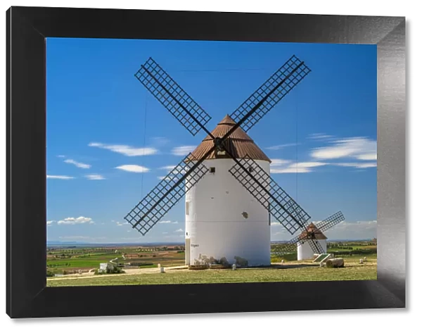 Typical windmill, Mota del Cuervo, Castilla-La Mancha, Spain